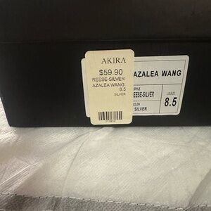 Azalea Wang Silver Shoes